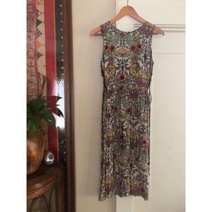 TopShop woodland print lace updress